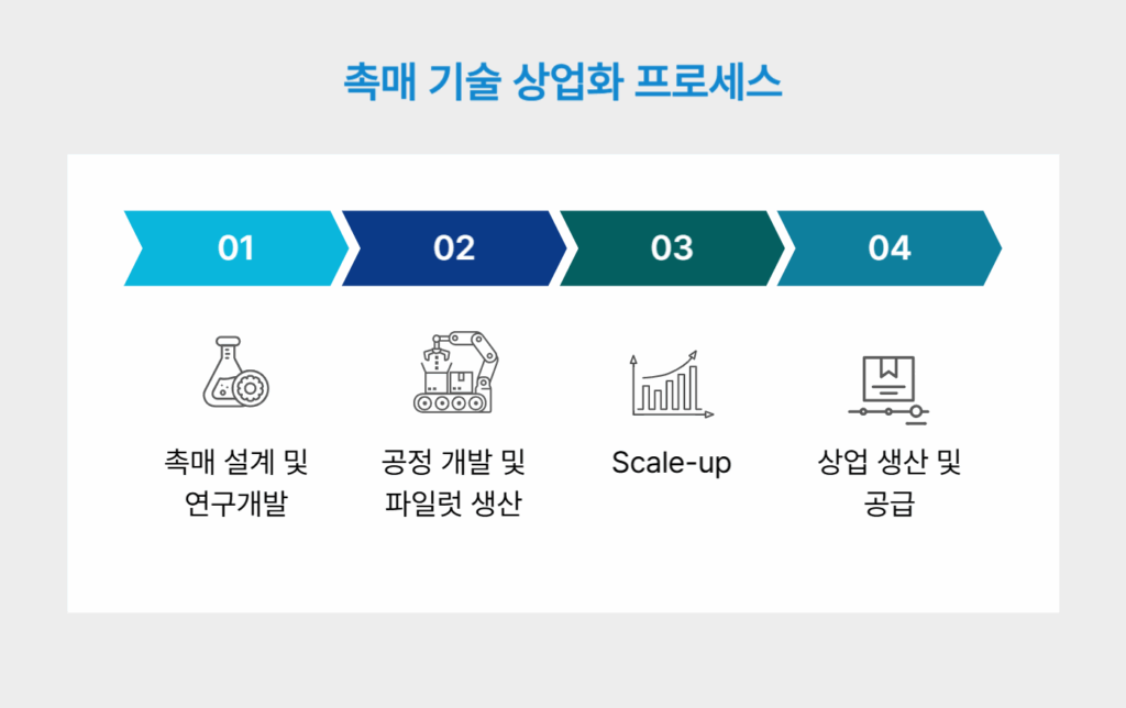 촉매 기술 상업화 프로세스