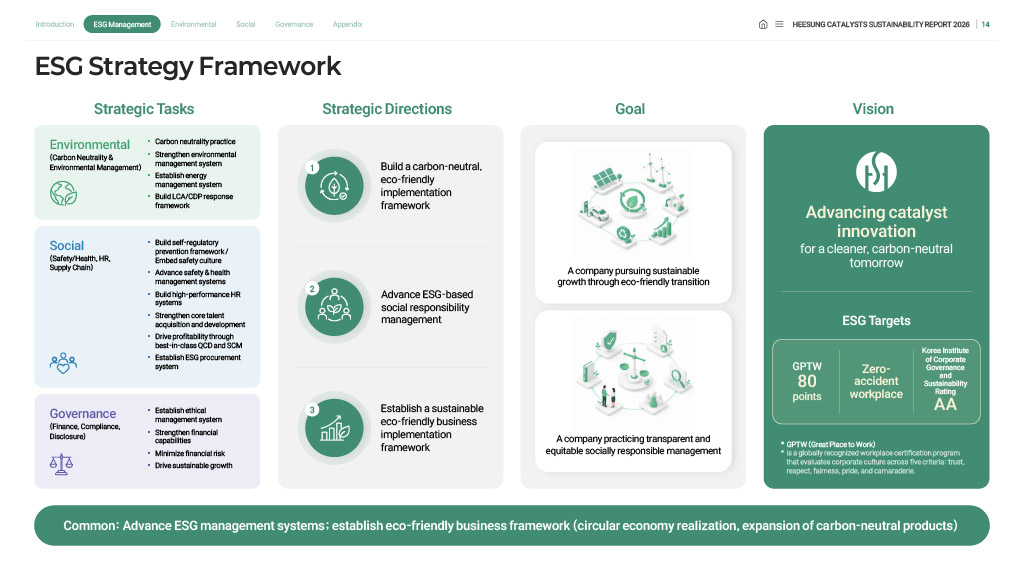 ESG Strategy Framework